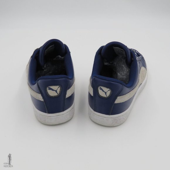 Puma Basket Heart DE Womens Sneakers 'Blue Depths' - Picture 4 of 9